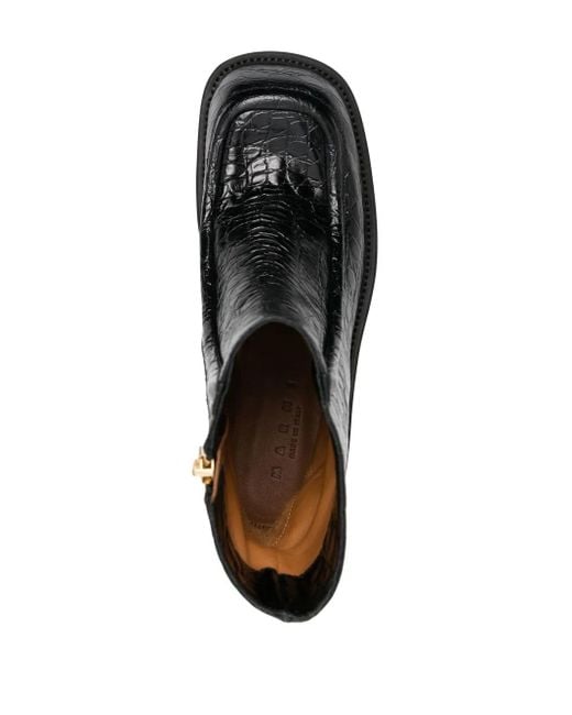 Marni Black 65Mm Chunky Chelsea Boots