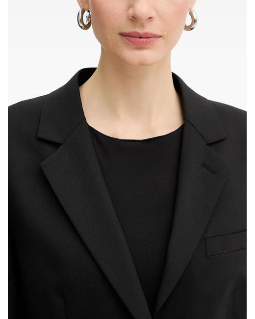 Karl Lagerfeld Black Single-Breasted Blazer