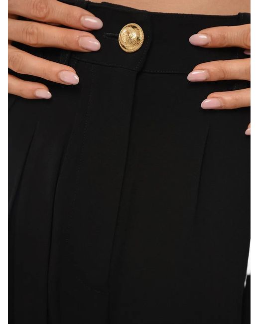 Balmain Black Short À Pinces