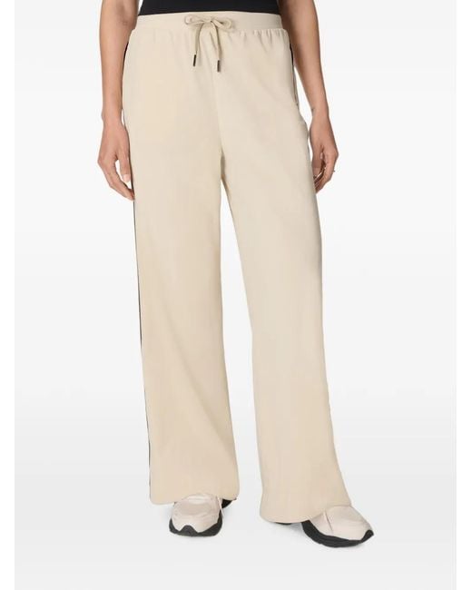 Sweaty Betty White Drawstring Side-Stripe Track Pants