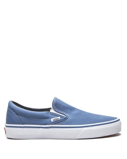 Vans Blue Classic Slip-On Sneakers