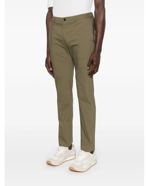 Incotex Green Elastic-Band Chinos for men