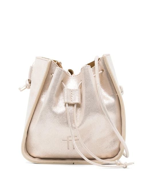 Forte_forte Natural Mini Drawstring Bucket Bag