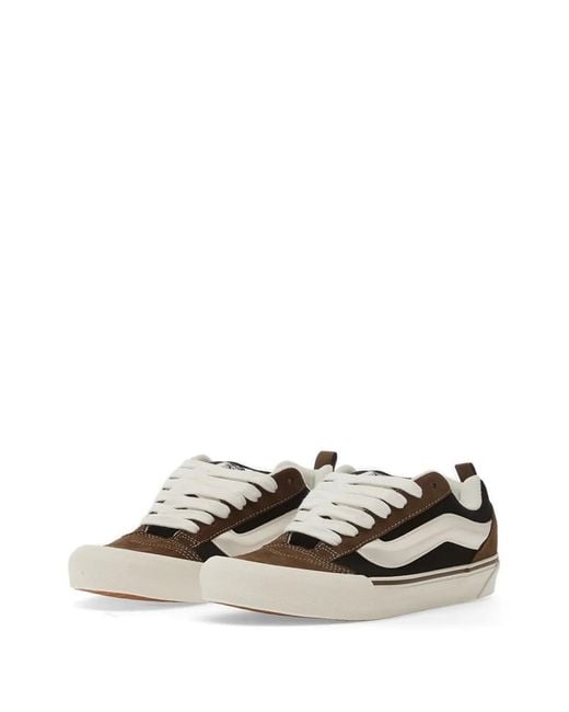 Vans White Knu Skool Sneakers