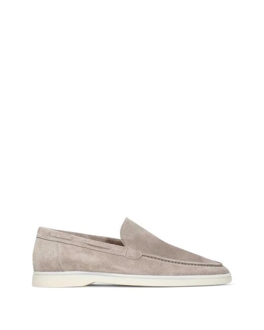 Aurélien White Yatch Suede Loafers for men