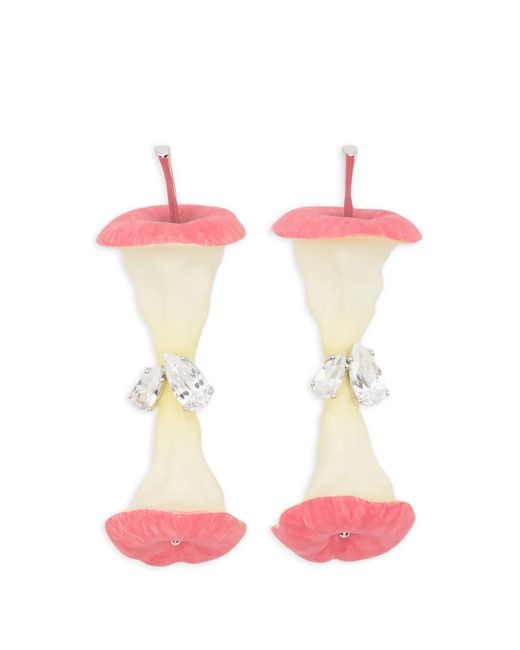 Pendientes Apple Core YVMIN de color Pink