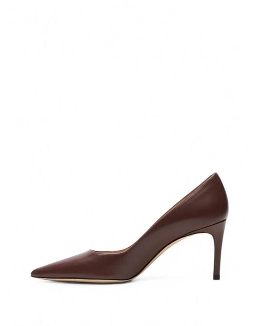Stuart Weitzman Brown Stuart Power Pointed-Toe Pumps