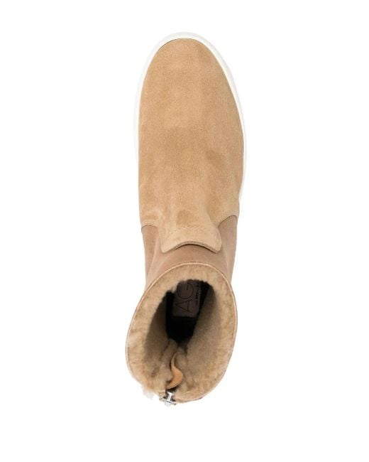 Agl Attilio Giusti Leombruni Brown Meghan Rear-Zip Fastening Boots