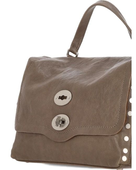 Zanellato Brown Medium Postina Tote Bag