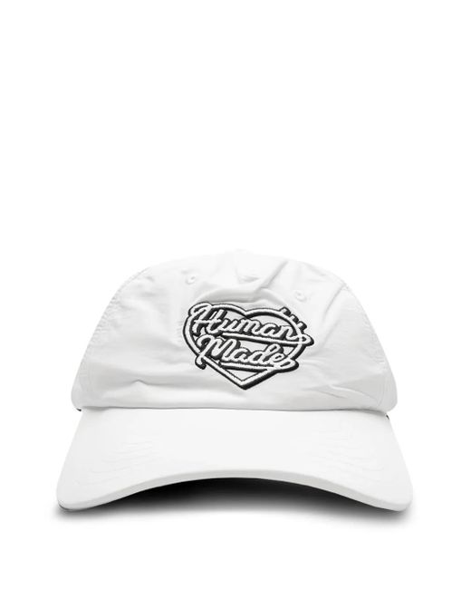Human Made White Heart-Logo Cap for men