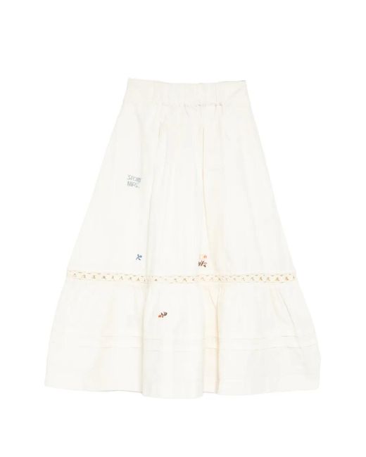 STORY mfg. White Nutmeg Skirt
