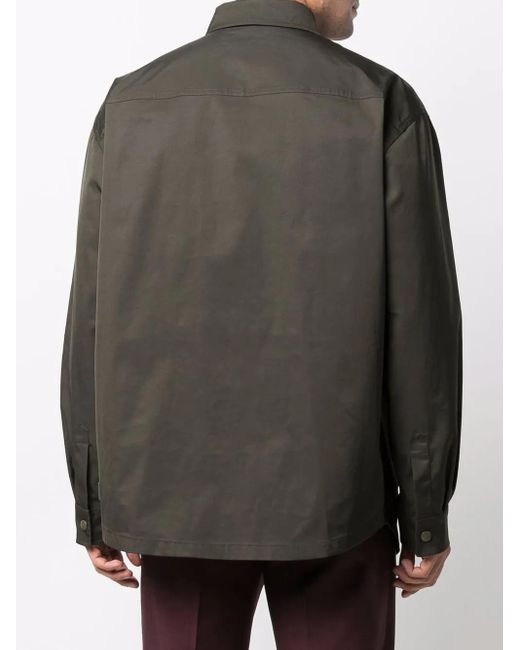 Valentino Garavani Black Shirt-Style Jacket for men