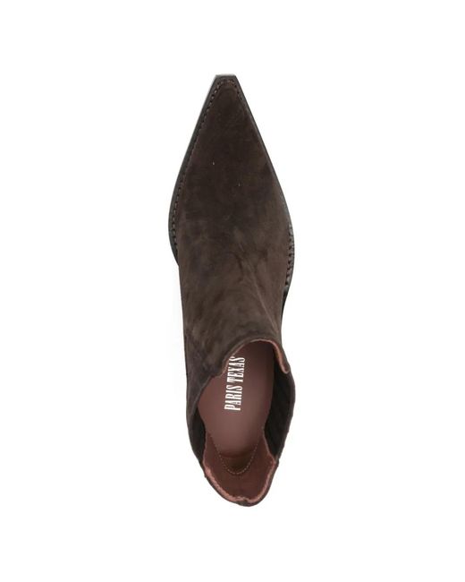 Paris Texas Black Pointed Suede Boots