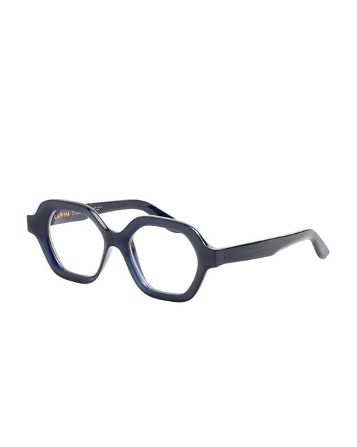 Lapima Blue Alice Geometric-Frame Glasses