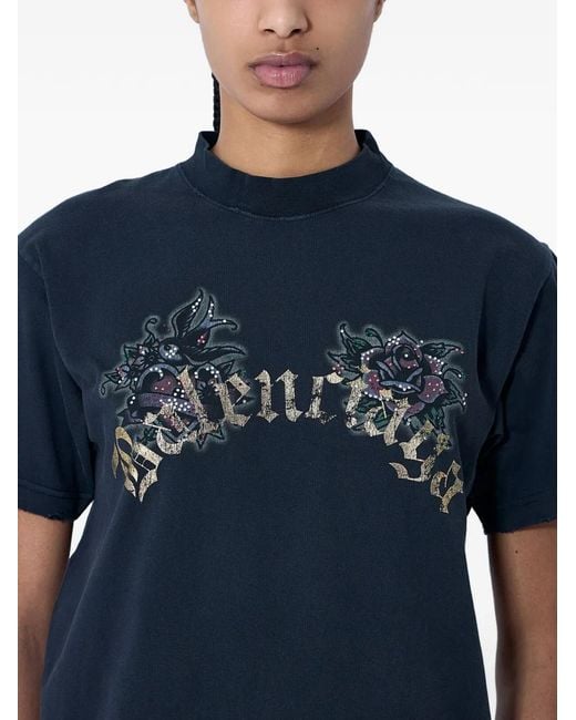 Balenciaga Black Printed T-Shirt