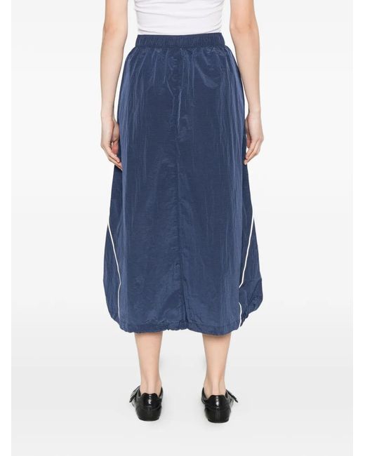 New Balance Blue Sport Legacy Drawstring Logo Skirt