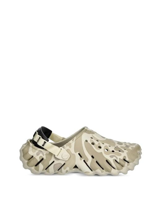 CROCSTM Metallic Echo Camouflage-Print Slides