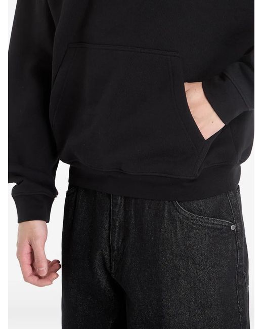 Dime Black Hoodie À Détail De Logo