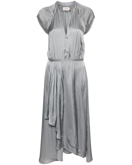 Robe mi-longue Randall Zadig & Voltaire en coloris Gray