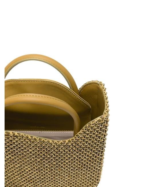 Le Silla Metallic Small Ivy Crystal-Embellished Tote Bag