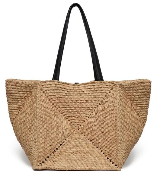 Nanushka Natural Origami Tote Bag