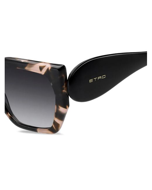 Etro Black Paisley-Pattern Sunglasses