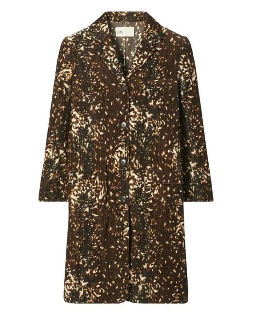 Tory Burch Brown Velvet Coat