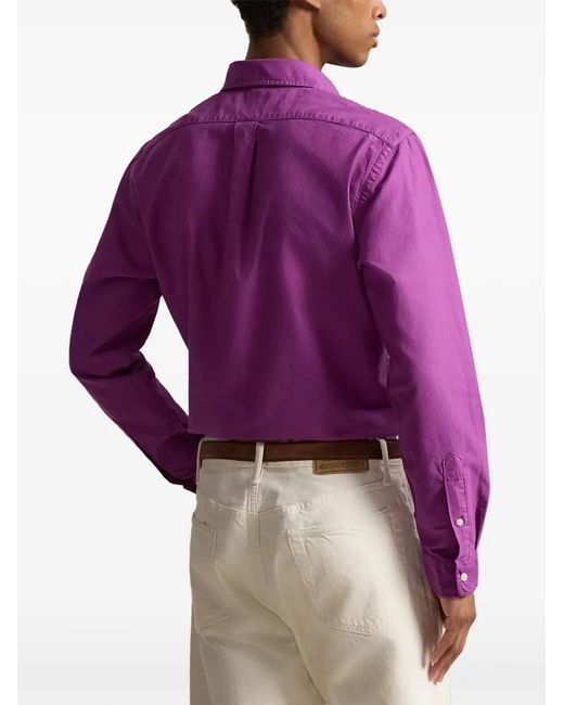Polo Ralph Lauren Purple Chemise À Motif Polo Pony for men