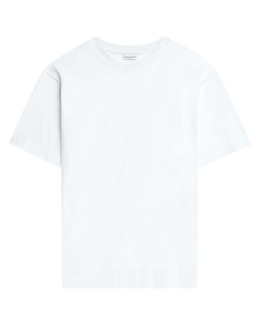Dries Van Noten T-shirt Met Ronde Hals in het White voor heren