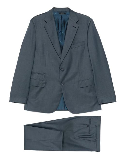 Brioni Blue Single-Breasted Suit for men