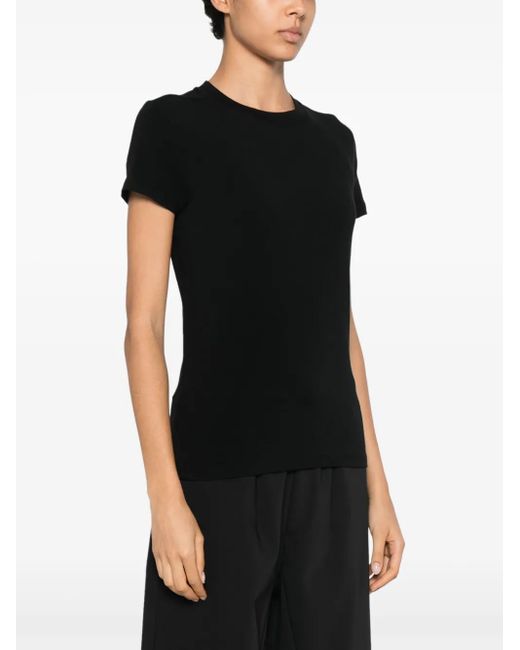 Thom Krom Black Worked T-Shirt