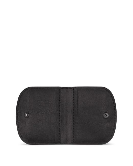 Longchamp Black Pliage Leather Cardholder