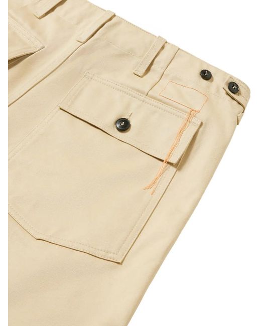 Fortela Natural Newfatigue Patch-Pocket Trousers for men