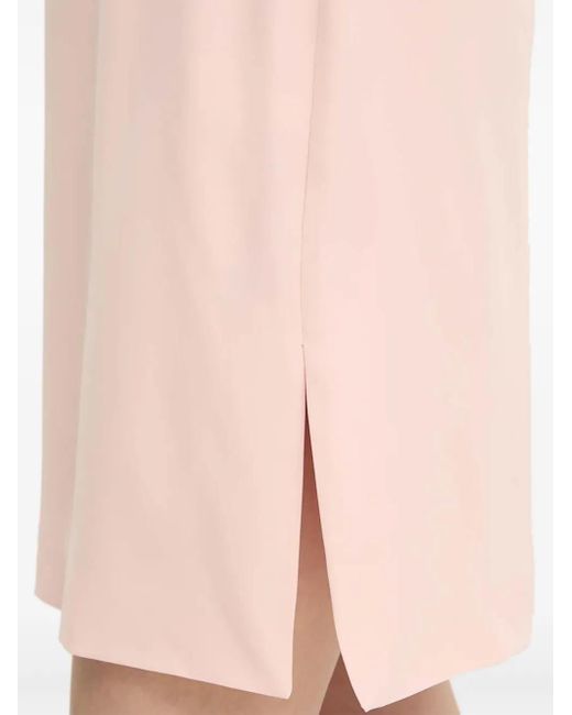 Sandro Ferrone Pink V-Neck Mini Dress