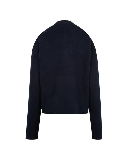 Totême Blue Buttoned Cardigan