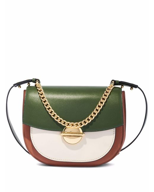 Marc Jacobs Green The Tuck Lock Saddle Bag