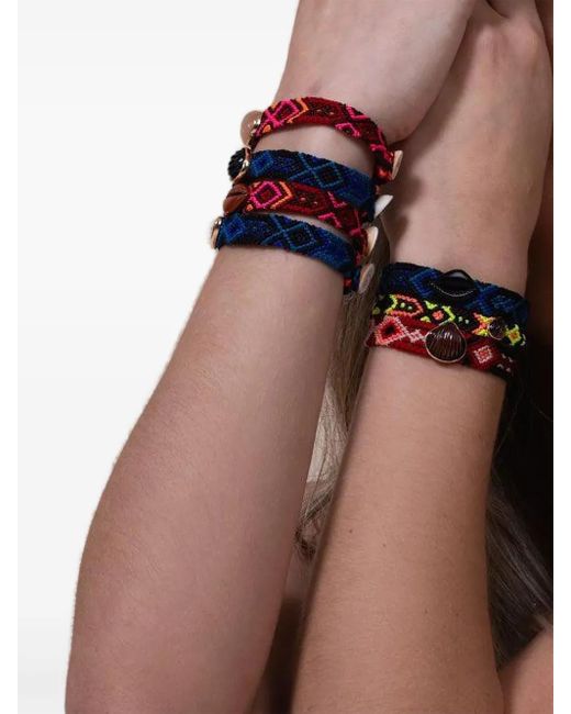 Dezso by Sara Beltran Blue 18K Rose Chione Mexican Bracelet