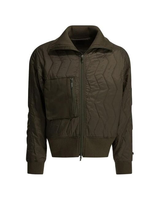 Daiwa Pier39 Green Quilted Bomber Jacket for men