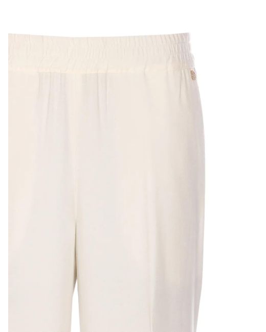 Liu Jo White Hose Mit Geradem Bein