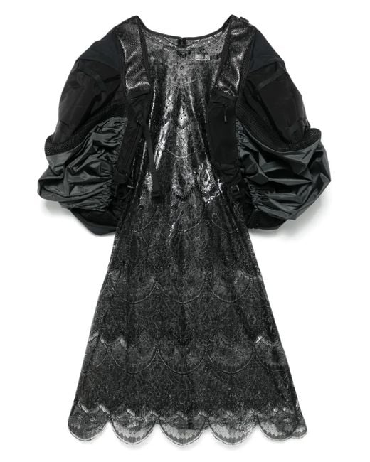 Junya Watanabe Cargo Mini-Jurk in het Black