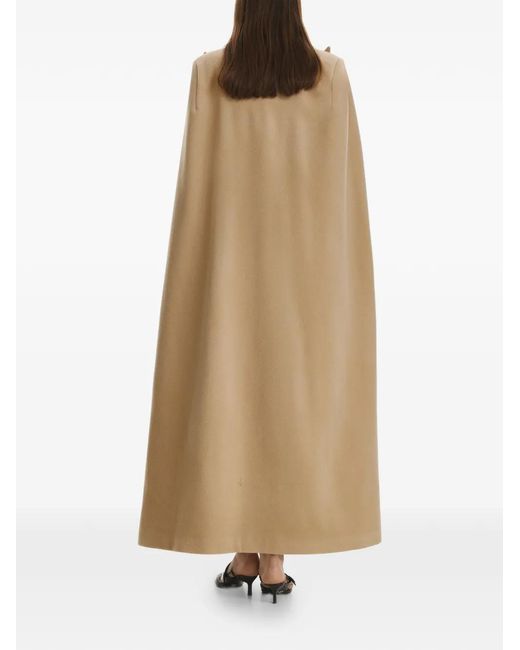 Vestiaire d'un Oiseau Libre Natural Collared Slit Cape