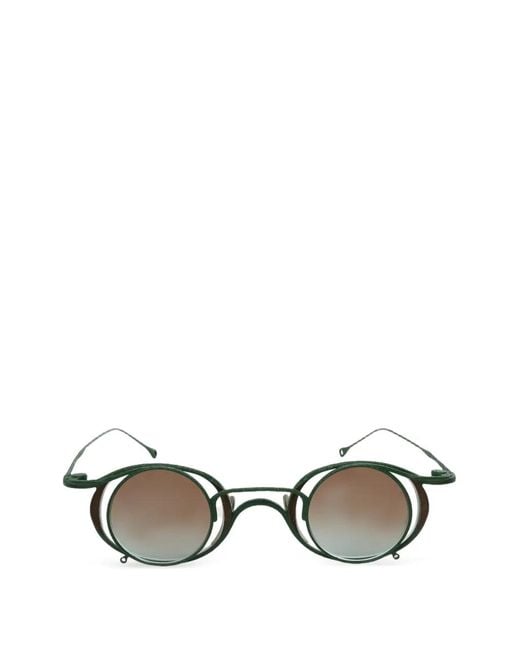 Rigards Metallic Round-Frame Glasses