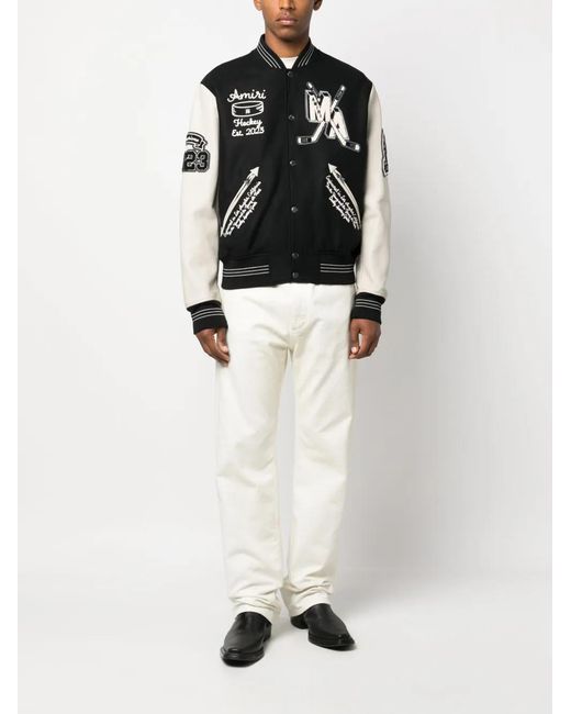 Amiri Black Wool Jacket for men