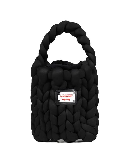 Charles Jeffrey Black Mini Marshmallow Bag