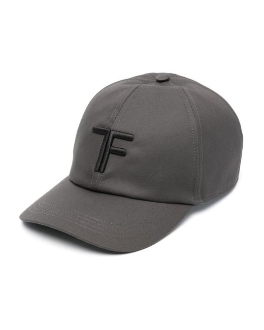 Tom Ford Gray Logo-embroidered Baseball Cap