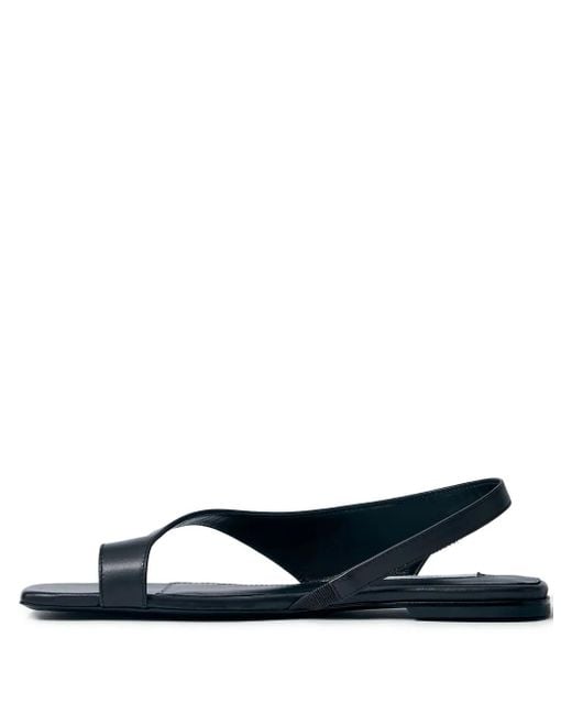 Totême  Blue Leather Sandals