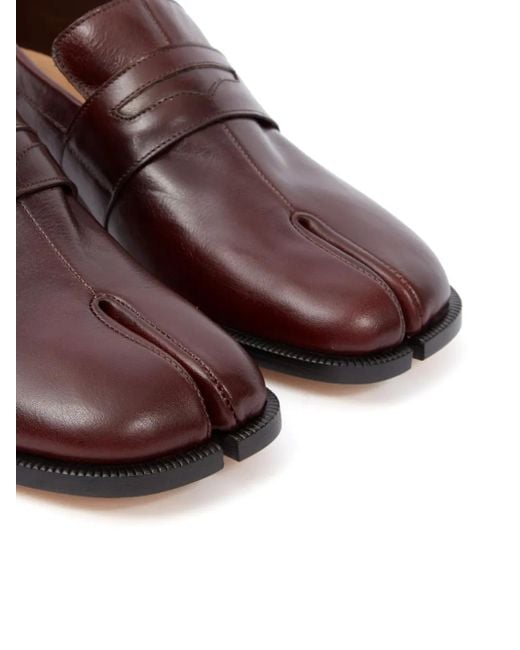 Maison Margiela Brown Tabi Loafers
