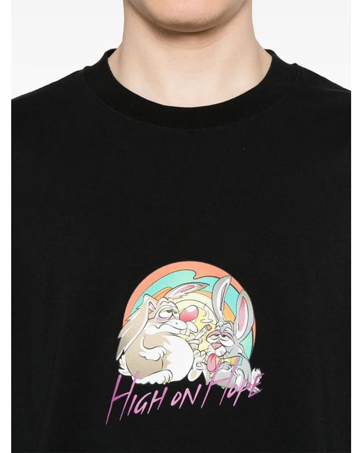 Martine Rose Black Cotton T-Shirt for men