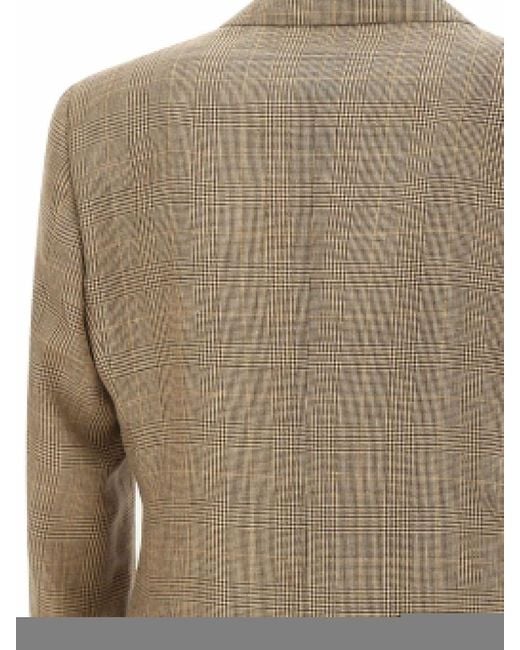 Lardini Green Houndstooth Blazer for men
