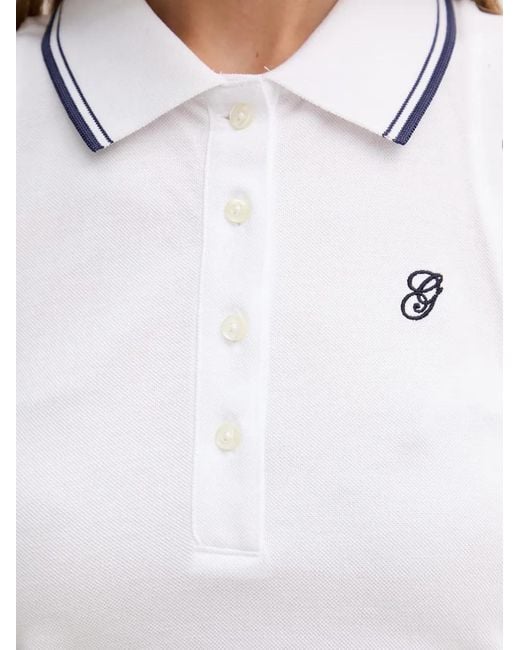 Gant White Sleeveless Polo Top